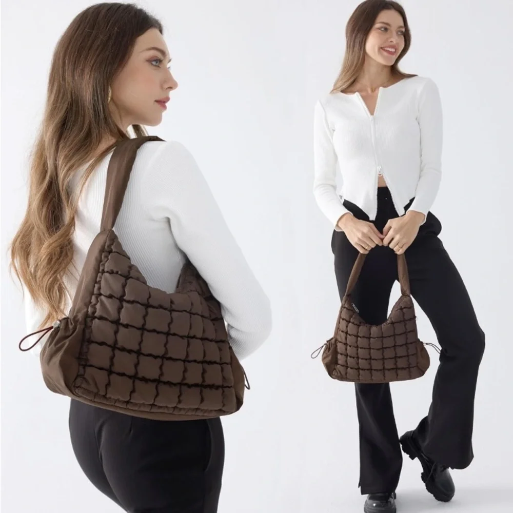 Puffer Quilted Shoulder Bag